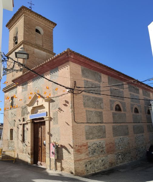 Archivo:Murchas, Granada, Región Histórica de Granada. Iglesia de S. Juan Evangelista, estilo Mudéjar Granadino..jpg