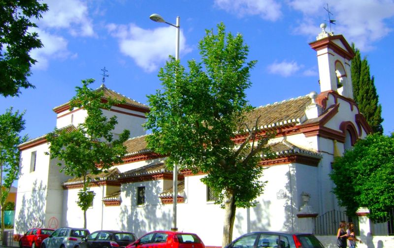 Archivo:Ermita de S. Isidro, Granada, obra del Reino de Granada III (1492-1833). Construida en un estilo que conjuga elementos barrocos con mudéjares..jpg