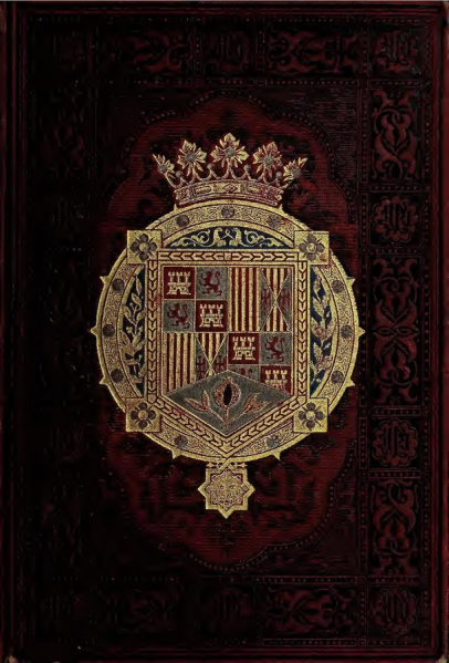 Archivo:Antigua medalla con el Escudo de España donde se ve claramente el Escudo del Reino de Granada en el entado en punta. Procedencia Wikipedia EEUU..png