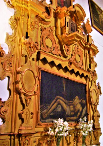 Archivo:Retablo de Jesús en el sepulcro. Estilo Barroco Granadino. Escuela Granadina.jpg